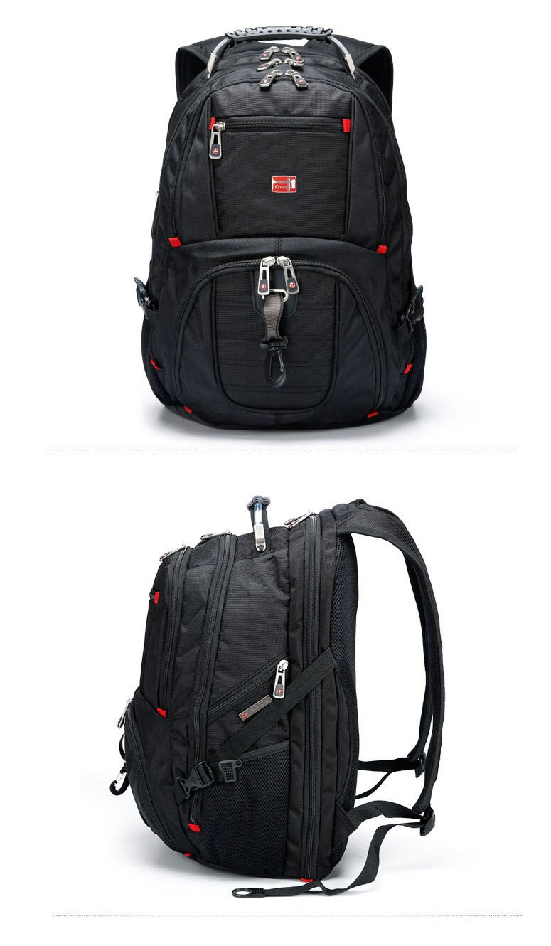 Men's Swiss Multifunctional Waterproof Laptop Backpack
